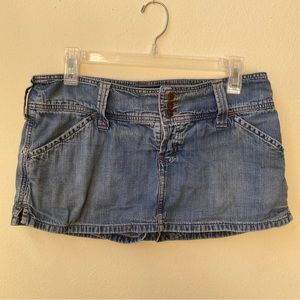 Abercrombie Denim mini skort